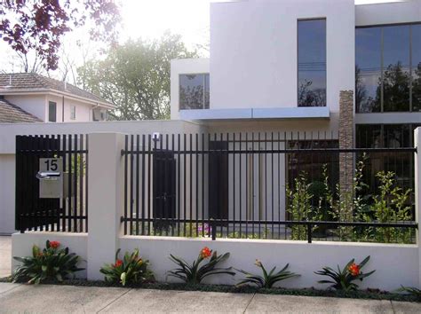 residential metal fence designs